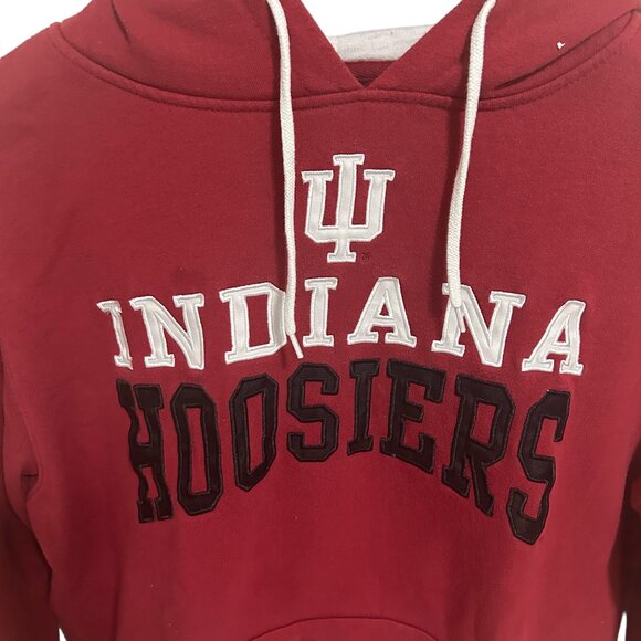 Indiana Hoosiers Pullover Sweatshirt Mens Size Medium Embroidered Red Colosseum - Picture 5 of 7